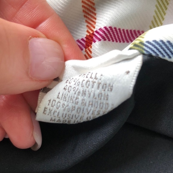 Coach Double Breasted Short Length Black Belted Trench Coat Jacket Small - Picture 6 of 15